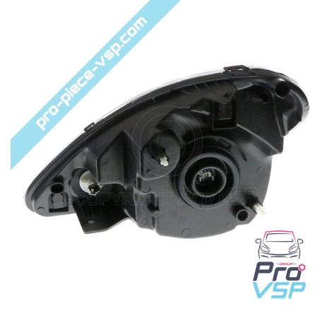 Phare droit ( fond noir ) pour Aixam Minauto