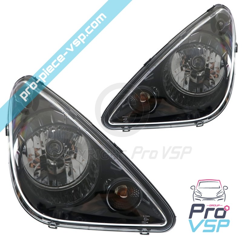 Phare fond noir pour Aixam Minauto
