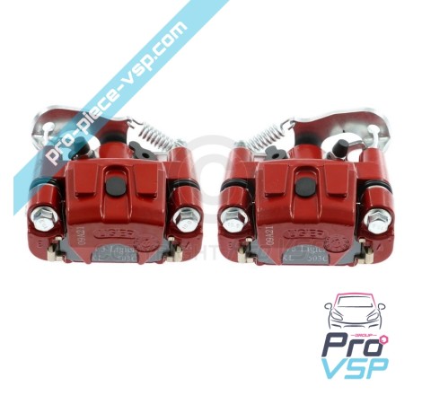 Kit étrier de frein arrière rouge pour ligier microcar dué