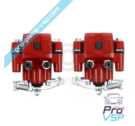 Kit étrier de frein arrière rouge pour ligier microcar dué