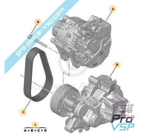 Ensemble moteur + réducteur pour Citroën Ami / Opel Rocks-E