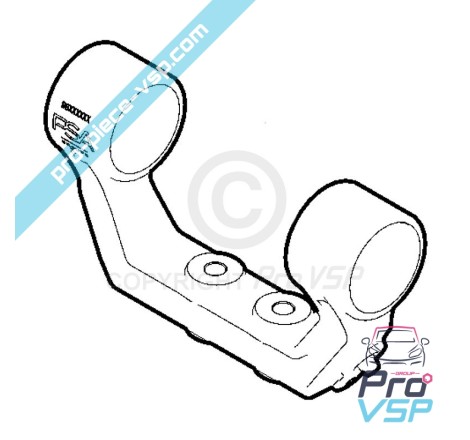 Support supérieur de réducteur pour Citroën Ami / Opel Rocks-E / Fiat Topolino
