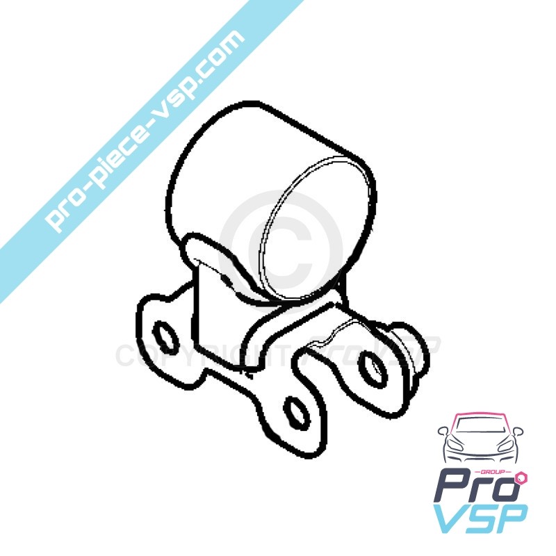 Support inférieur de réducteur pour Citroën Ami / Opel Rocks-E / Fiat Topolino