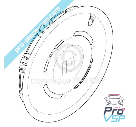 Enjoliveur pour Fiat Topolino