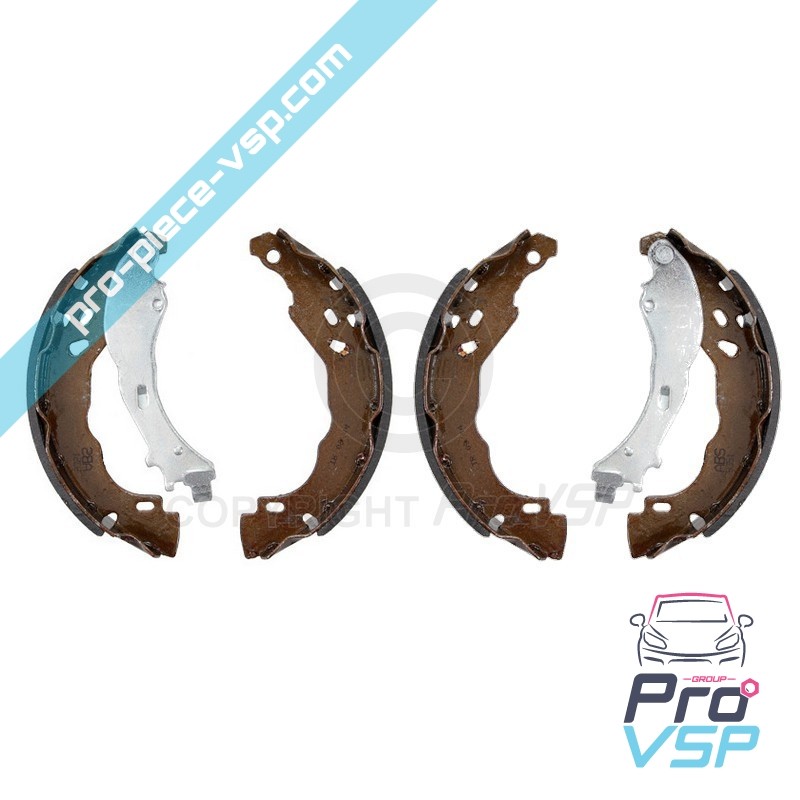 Rear brake jaws