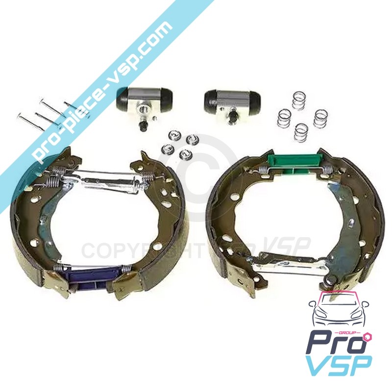 Rear brake jaws
