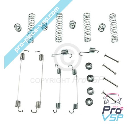 Kit ressort mâchoires de frein origine pour Citroën Ami / Opel Rocks-E / Fiat Topolino