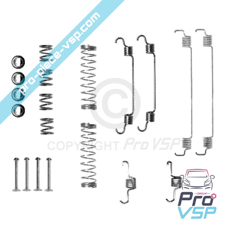 Kit ressort mâchoires de frein pour Citroën Ami / Opel Rocks-E / Fiat Topolino