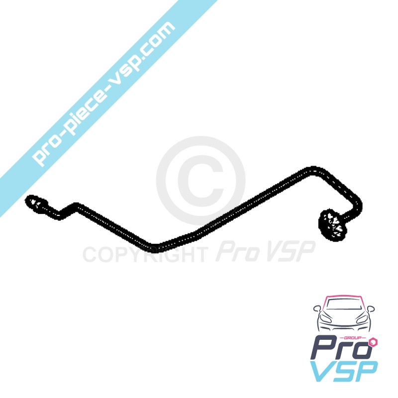 Left rear brake hose