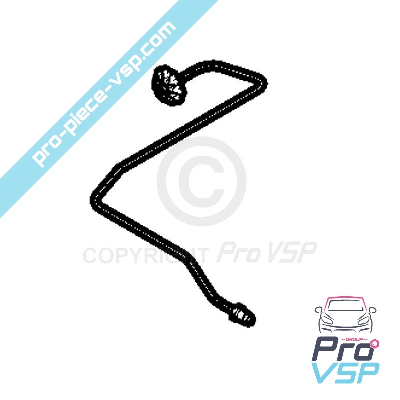 Right rear brake hose