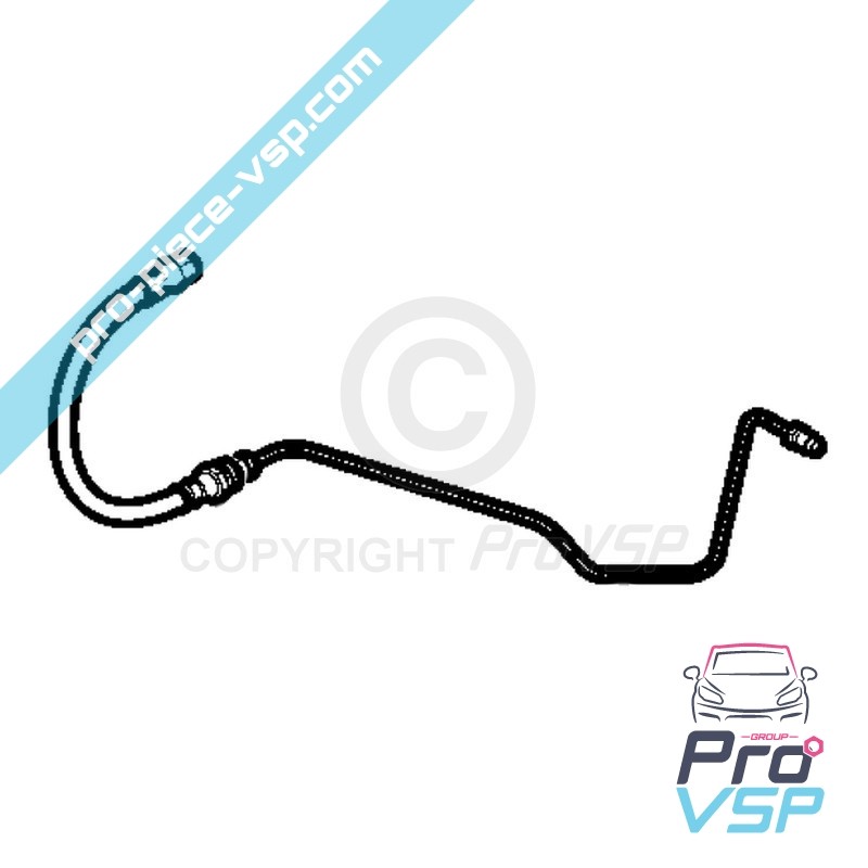 Left rear brake hose