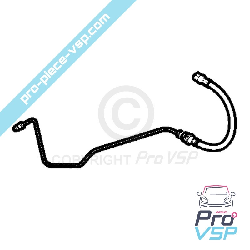 Right rear brake hose
