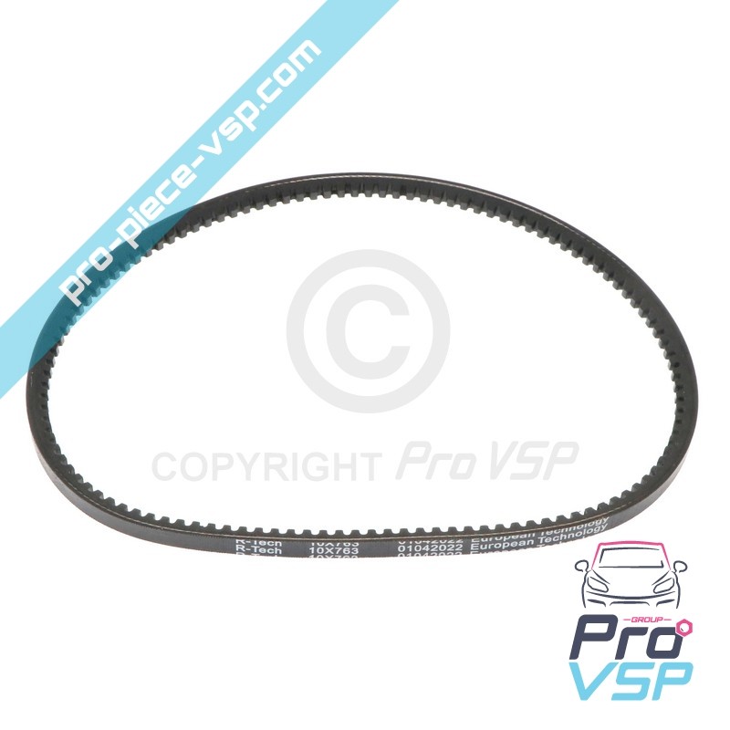 Courroie d'alternateur adaptable pour microcar virgo 3 mc1 mc2 grecav sonique