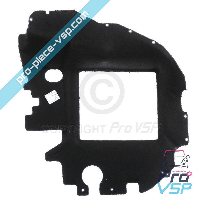 Insonorisation moteur avant droite
