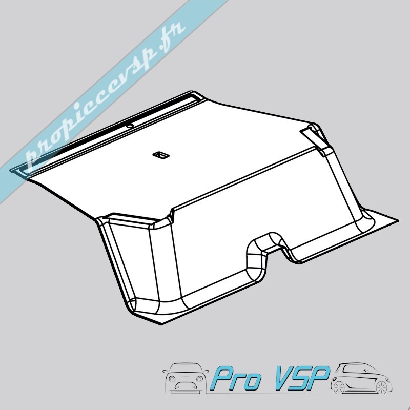 Plancher arrière pour Microcar Mgo 1 , Mgo 2 , M8 , F8C , Ligier JSRC