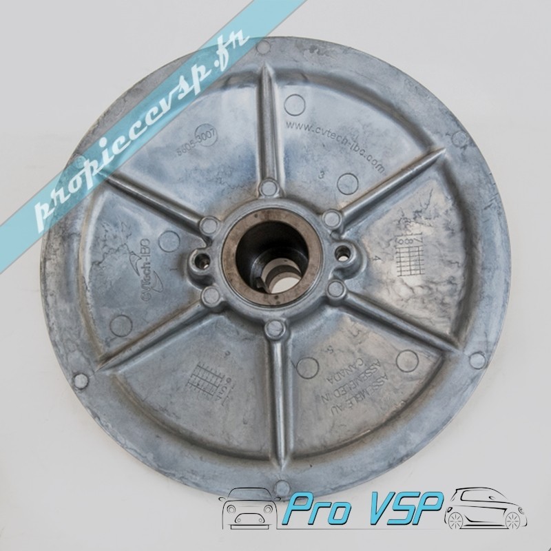 Flasque fixe de variateur de boîte