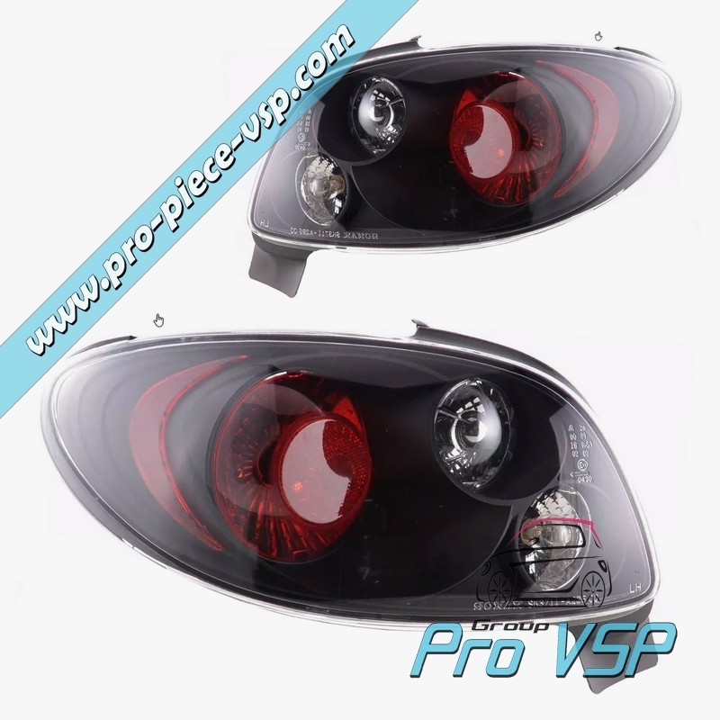 Feux arrières Tuning Dectane noir pour Jdm Aloes Roxsy