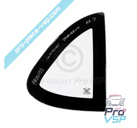 Vitre custode droite occasion pour chatenet sporteevo