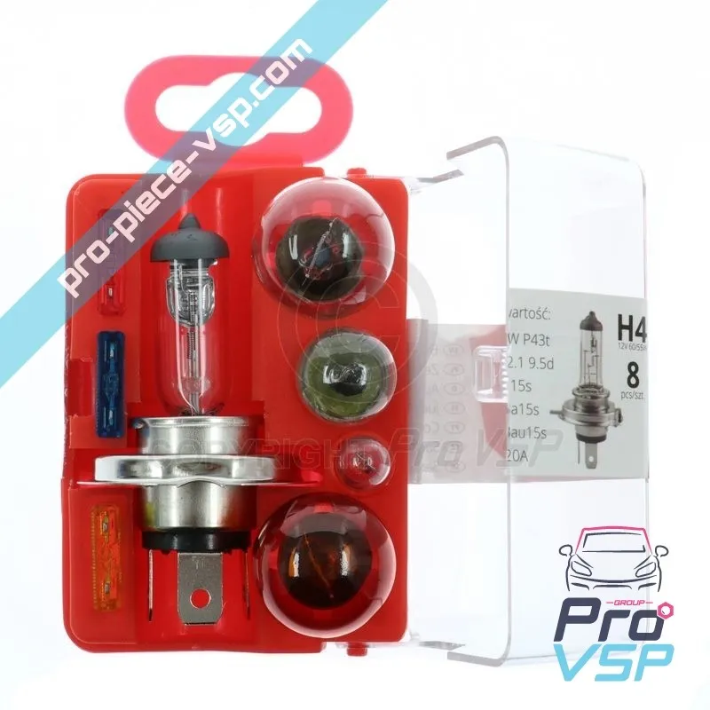 Coffret d'ampoules