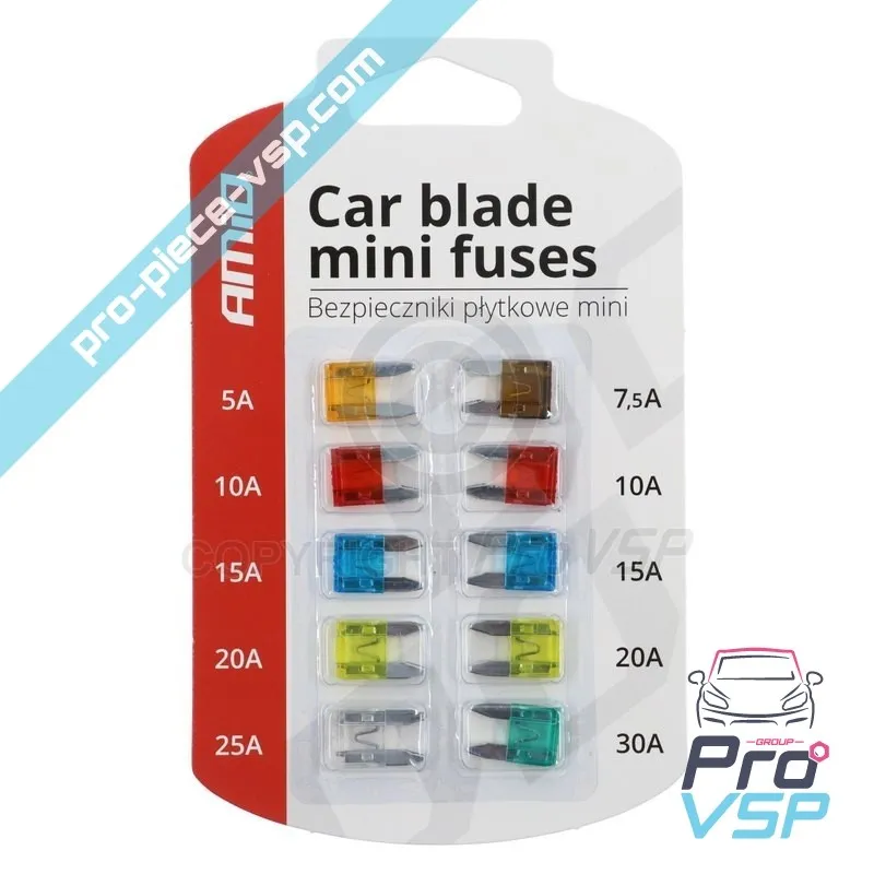 10 mini fusibili Blister