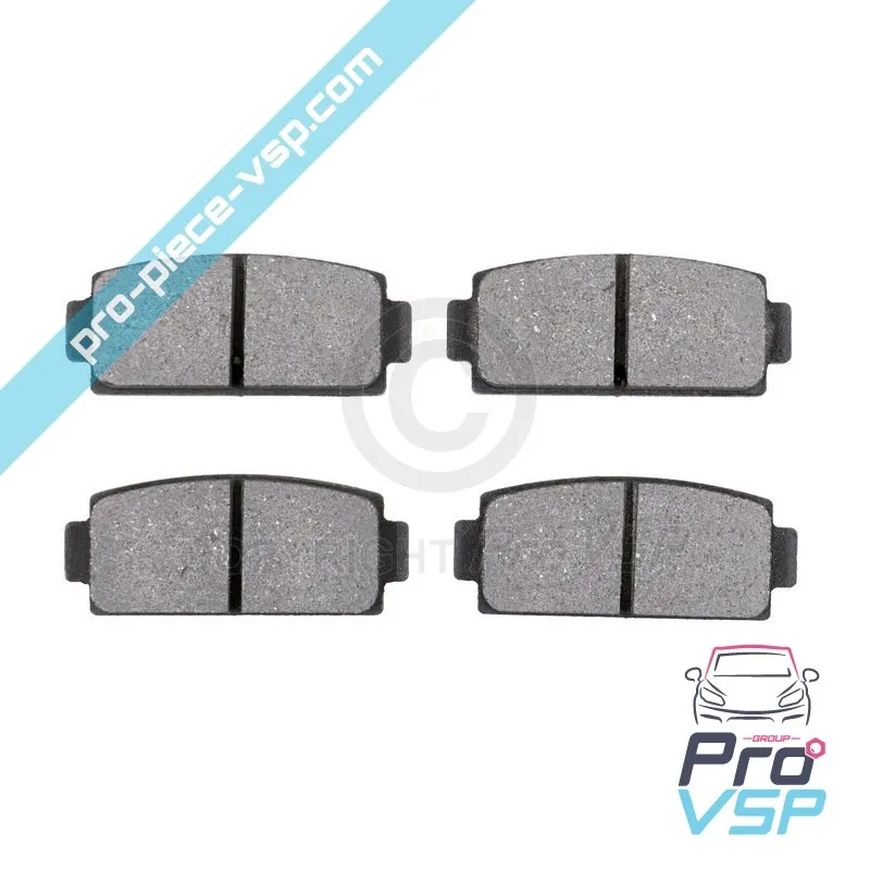 Plaquettes de frein arrière adaptable pour Ligier Microcar Dué