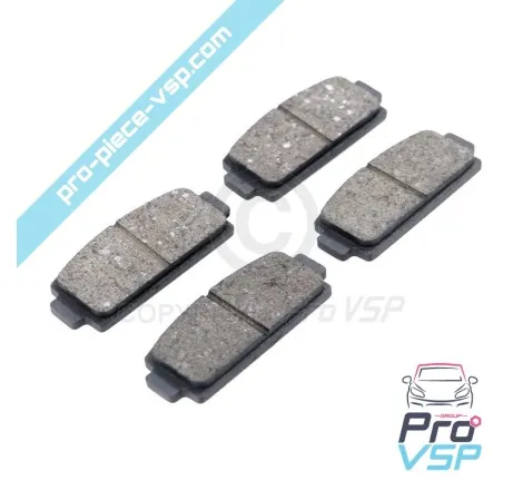 Plaquettes de frein arrière adaptable pour Ligier Microcar Dué