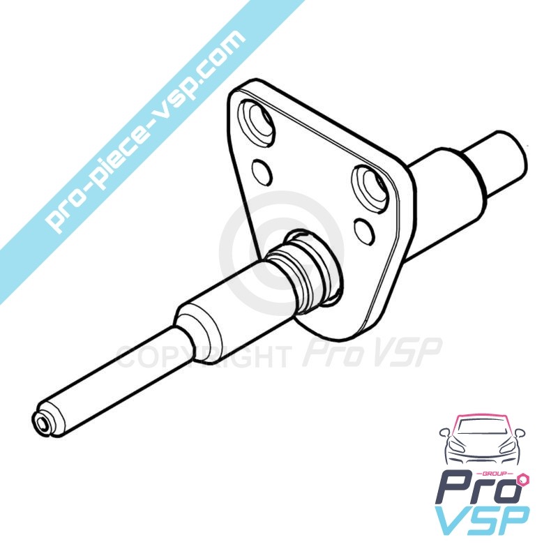 Moyeu de roue arrière pour microcar mc1 mc2 ( 2ème montage )