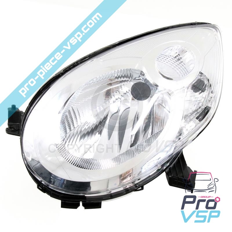 Phare gauche adaptable pour microcar m8
