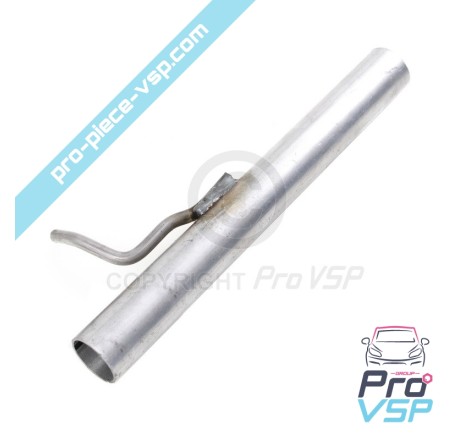 Tube de liaison d'échappement pour Microcar Mc1 et Mc2 avec moteur Lombardini et berceau en fer