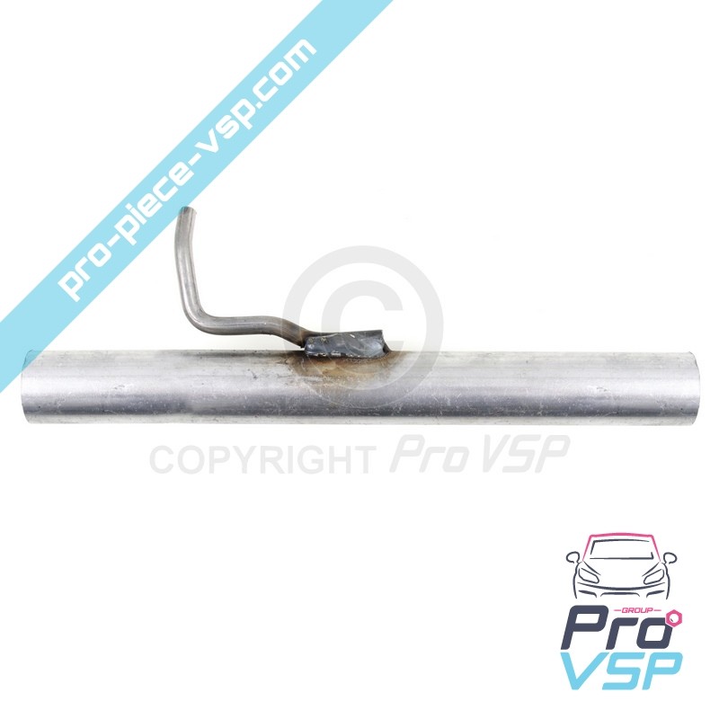 Tube de liaison d'échappement pour Microcar Mc1 et Mc2 avec moteur Lombardini et berceau en fer