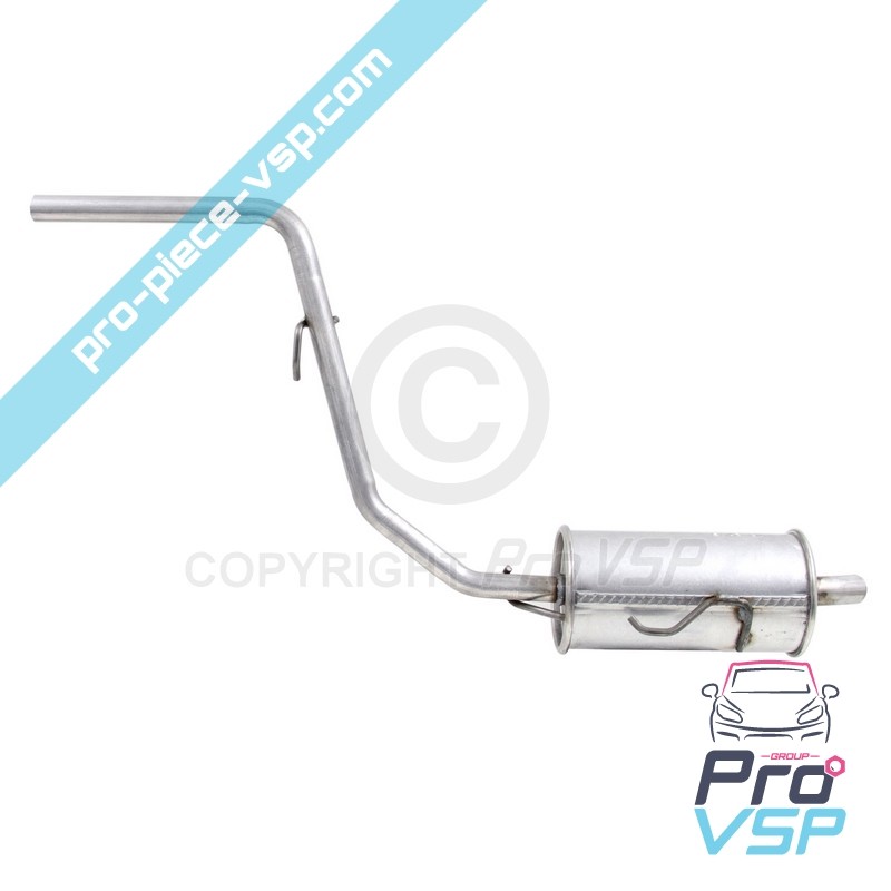 Rear silencer