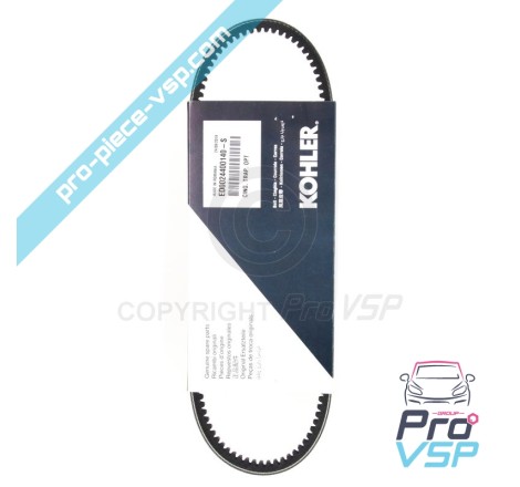 Courroie d'alternateur pour microcar virgo 3 mc1 mc2