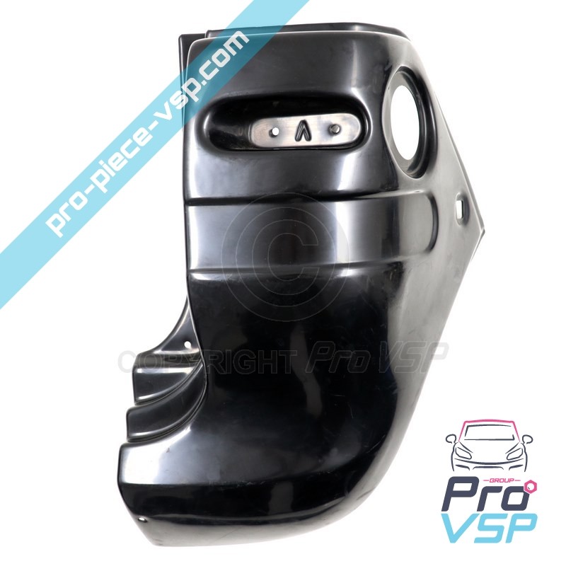 Sabot de pare choc arrière adaptable en plastique ABS pour Aixam 400.4