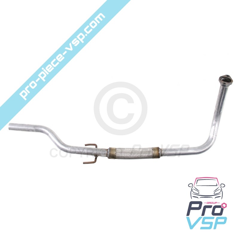 Collecteur d'échappement avec flexible pour chatenet barooder , speedino avec moteur Lombardini Focs diesel