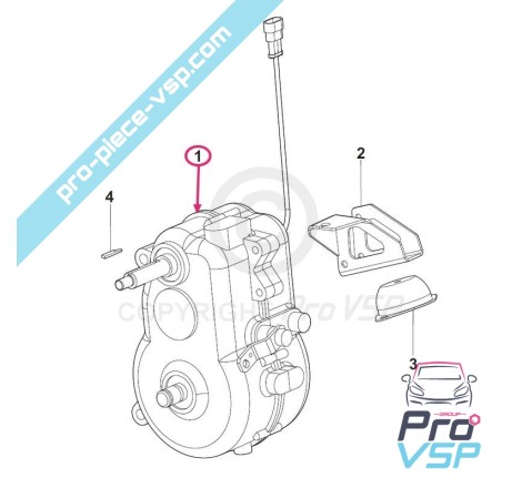 Boîte de vitesse Origine Comex pour Microcar , Chatenet , Aixam , Casalini , Bellier