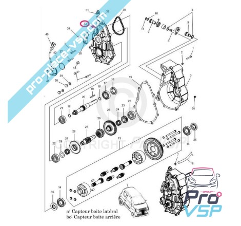 Demi carter de boîte pour Microcar Mgo 1 Mgo 2