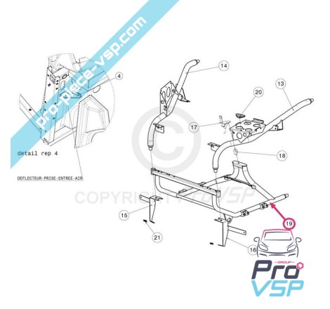 Berceau moteur pour jdm xheos