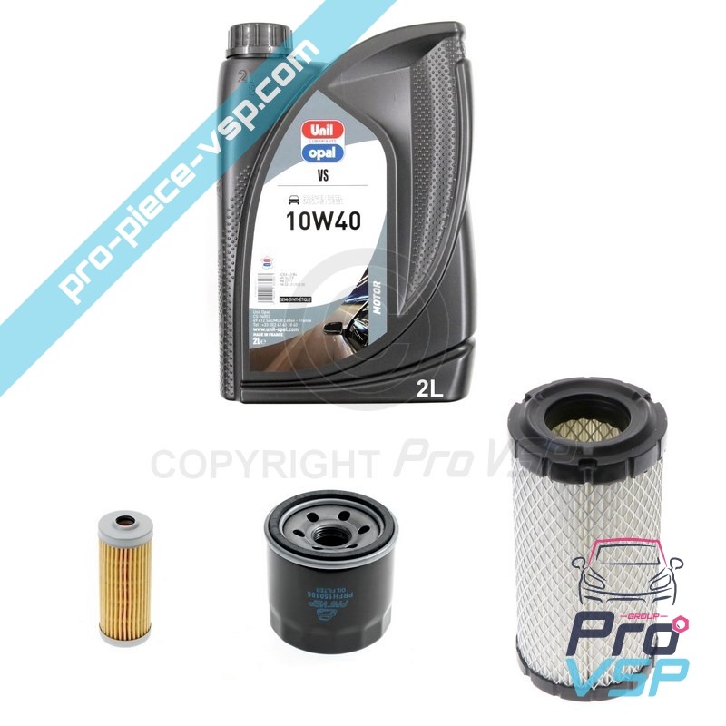 Kit entretien pour moteur Yanmar bicylindre et filtre à air cylindrique
