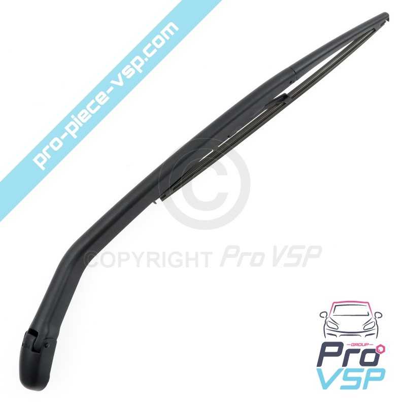 Rear ice wiper arms