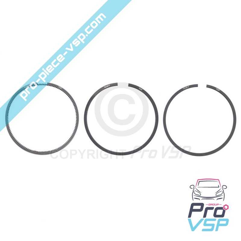 Jeu de segments pour moteur lombardini focs ldw 502