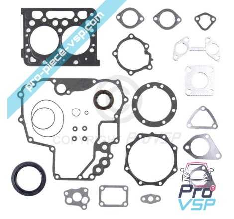 Pochette de joints moteur pour aixam moteur kubota