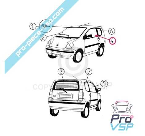 Vitre de porte droite incolore pour aixam 300 400sl 500sl 400evo 400.4 500.4 500.5