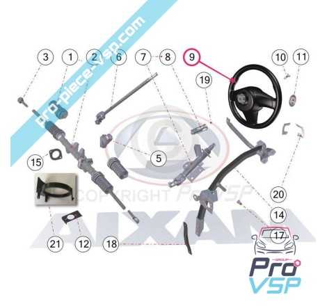 Volant pour aixam a721 a741 a751 city crossline roadline scouty