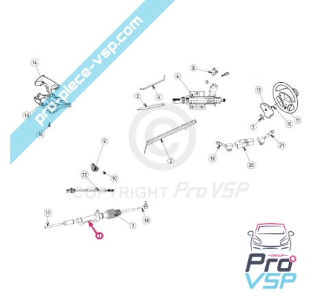 Steering rack