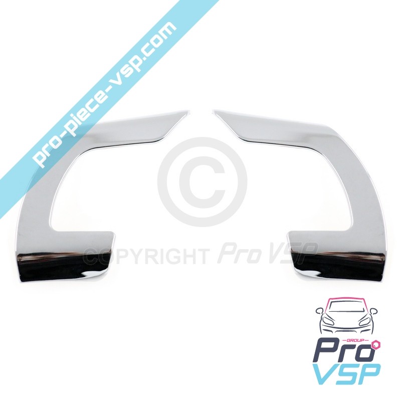 Chrome steering wheel cover