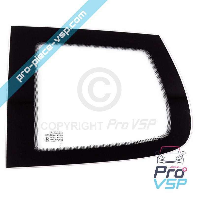 Colorless left quarter window