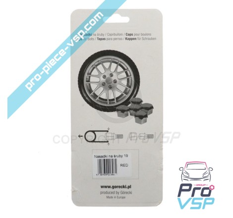 Cache boulon de roue
