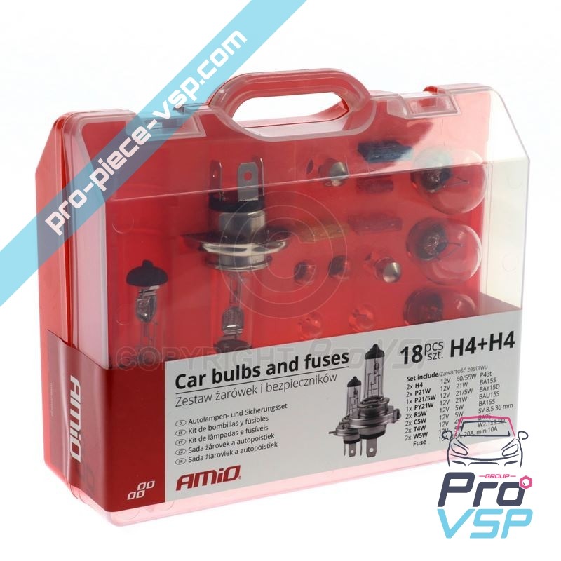 Coffret d'ampoules