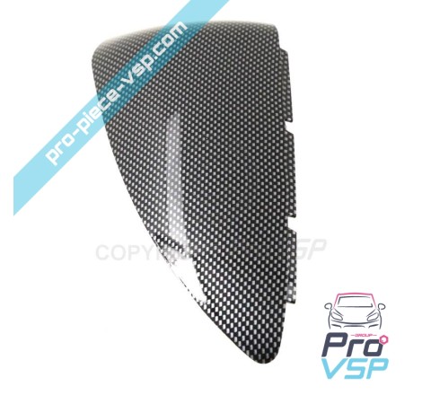 Coque carbone de rétroviseur gauche pour aixam impulsion et vision