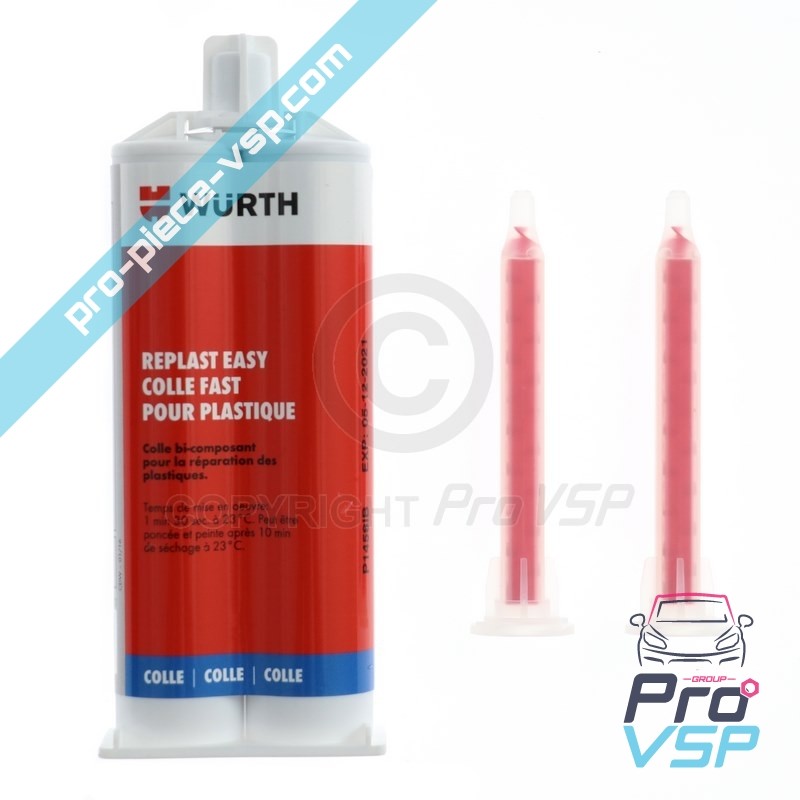 Colle bi composant pour réparation plastique